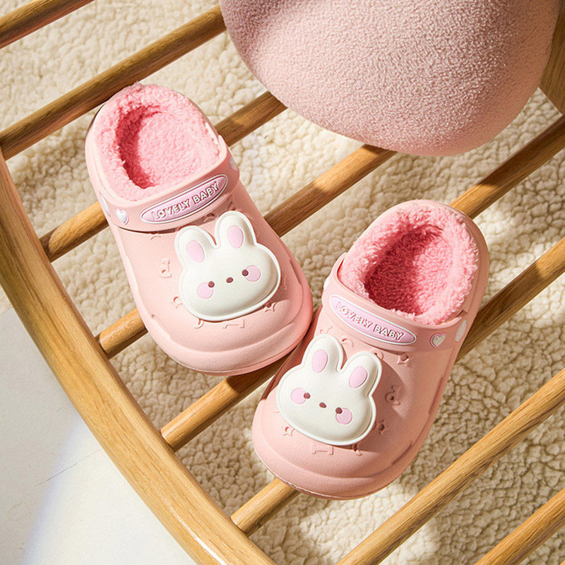 兔子儿童棉拖鞋女童冬季宝宝家居鞋防水防滑保暖小童女孩拖鞋秋冬,童鞋/婴儿鞋/亲子鞋,儿童棉拖鞋,淘宝优惠券,粉丝福利购,淘宝优惠卷