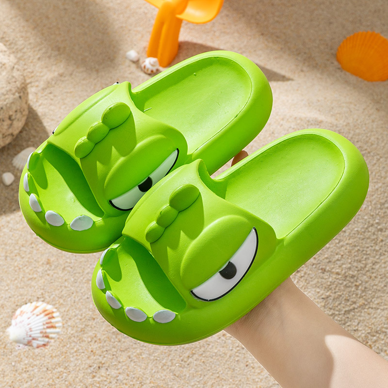 儿童拖鞋夏季恐龙踩屎感软底卡通
