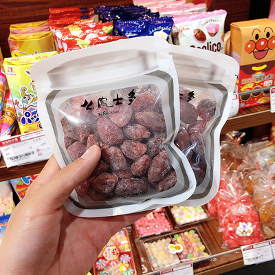 香港么凤士多蜜饯 水蜜桃干去核如意橄榄原粒酸甜话梅肉果脯蜜饯