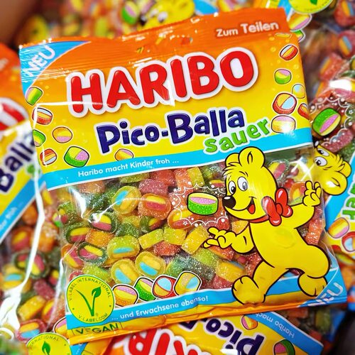 新品现货 德国进口Haribo哈瑞宝双重口感彩色球球软糖酸味零食