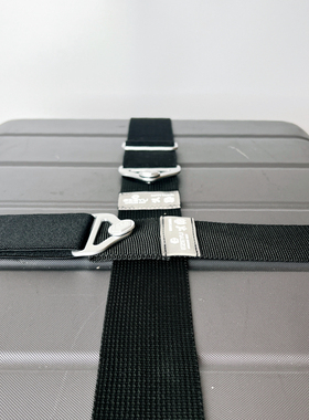 行李箱捆绑带一字旅行拉杆箱可调节十字打包带托运固定行李防爆开