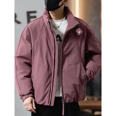 立领羽绒服男款冬季2025新款潮牌高级感轻薄外套男士冬装夹克上衣