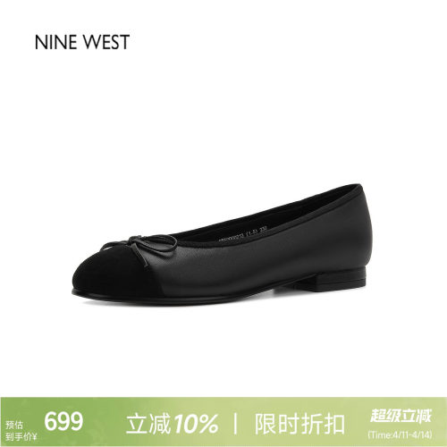 法式气质蝴蝶结粗跟高跟鞋