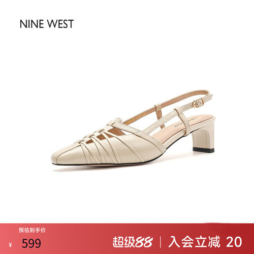 玖熙编织包头通勤罗马女凉鞋