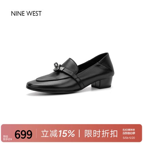 玖熙英伦厚底不累脚女乐福鞋