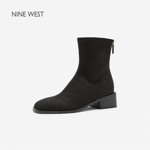NineWest/玖熙复古弹力靴女