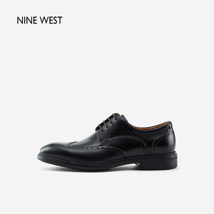 Nine West/玖熙复古雕花布洛克男士皮鞋真皮秋冬商务皮鞋男鞋子