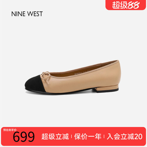 法式气质蝴蝶结粗跟高跟鞋
