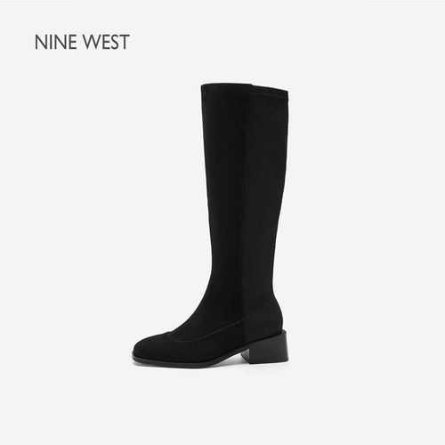 NineWest/玖熙法式复古长靴女