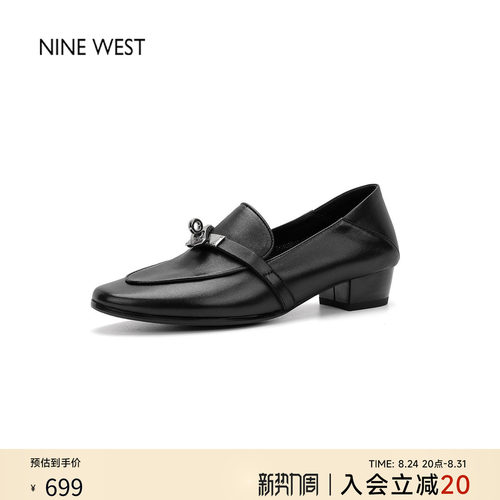 玖熙英伦厚底不累脚女乐福鞋