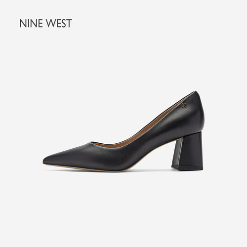 NineWest/玖熙浅口单鞋方跟女鞋