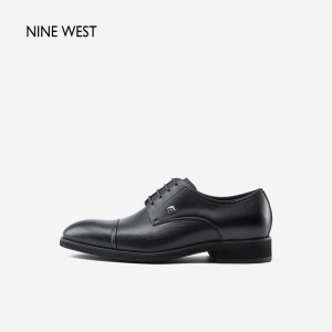 Nine West/玖熙简约拼接商务男士皮鞋真皮秋冬百搭休闲皮鞋男鞋