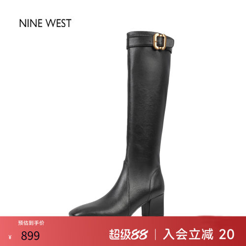 玖熙奥莱专供法式复古高筒靴