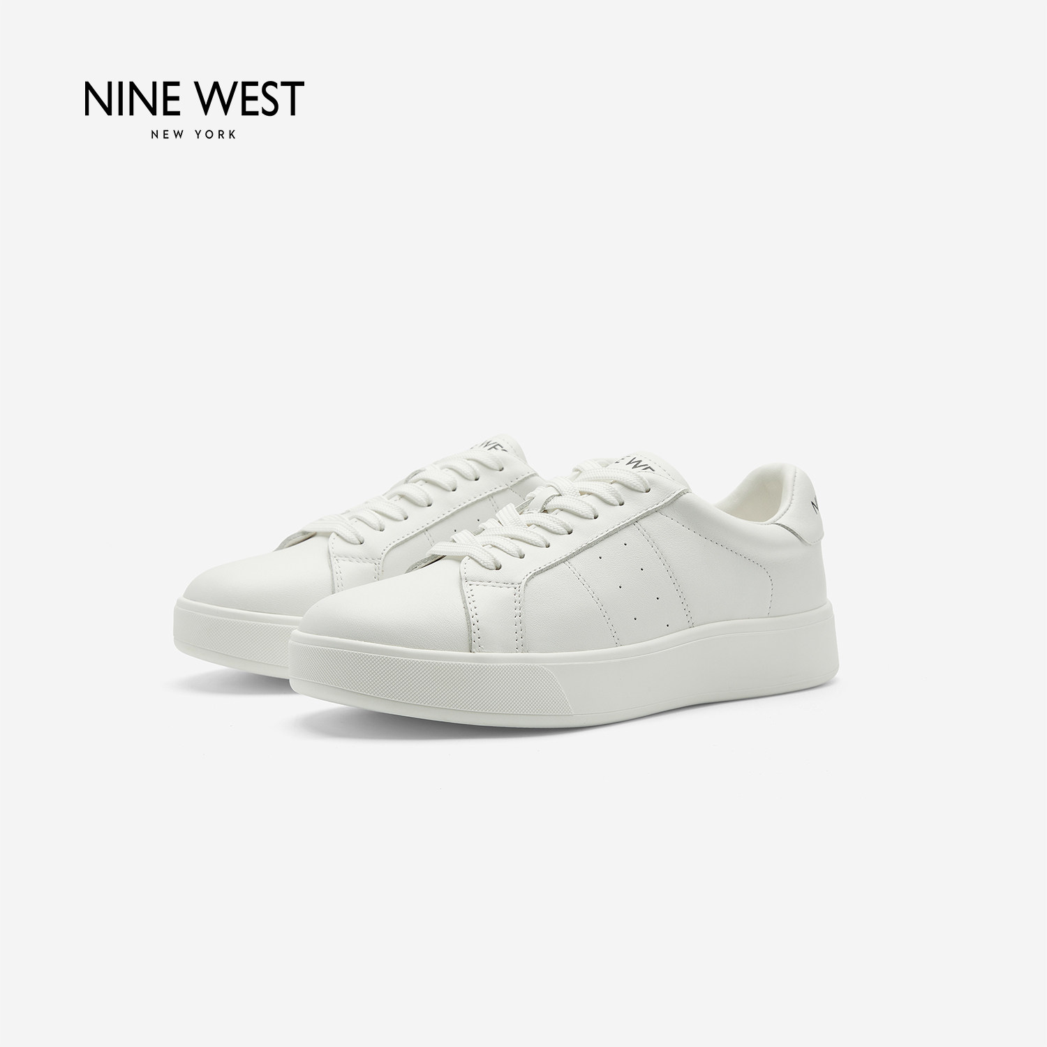NineWest玖熙小白鞋女休闲鞋图片