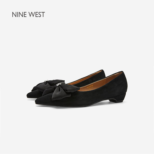 NineWest/玖熙低跟浅口单鞋女鞋