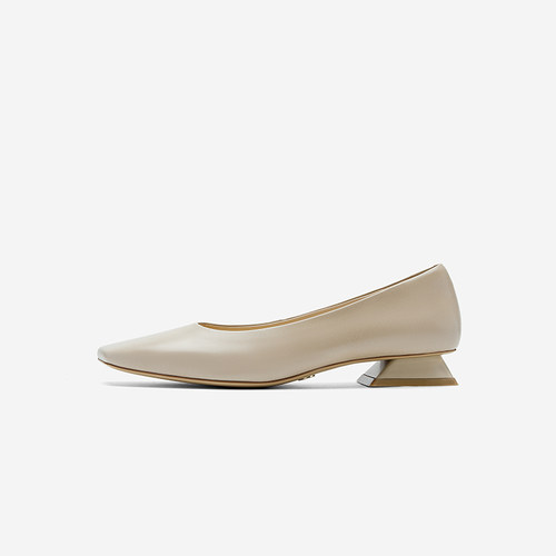 NineWest/玖熙方头单鞋女一脚蹬