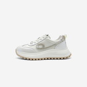 West 玖熙厚底德训鞋 女2025年休闲运动鞋 奥莱专供Nine 厚底增高鞋