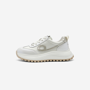 厚底增高鞋 奥莱专供Nine 女2025年休闲运动鞋 玖熙厚底德训鞋 West