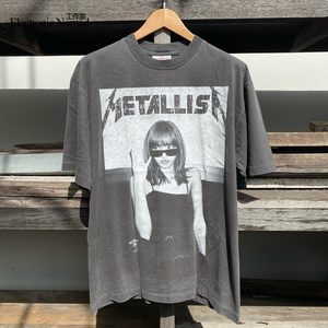 EN水洗大师Metallica lisaoversize不撞衫Short shirt短袖T恤