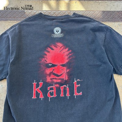 EN水洗大师WWE Kane 肯恩美式复古Short shirt 短袖T恤百搭款高街