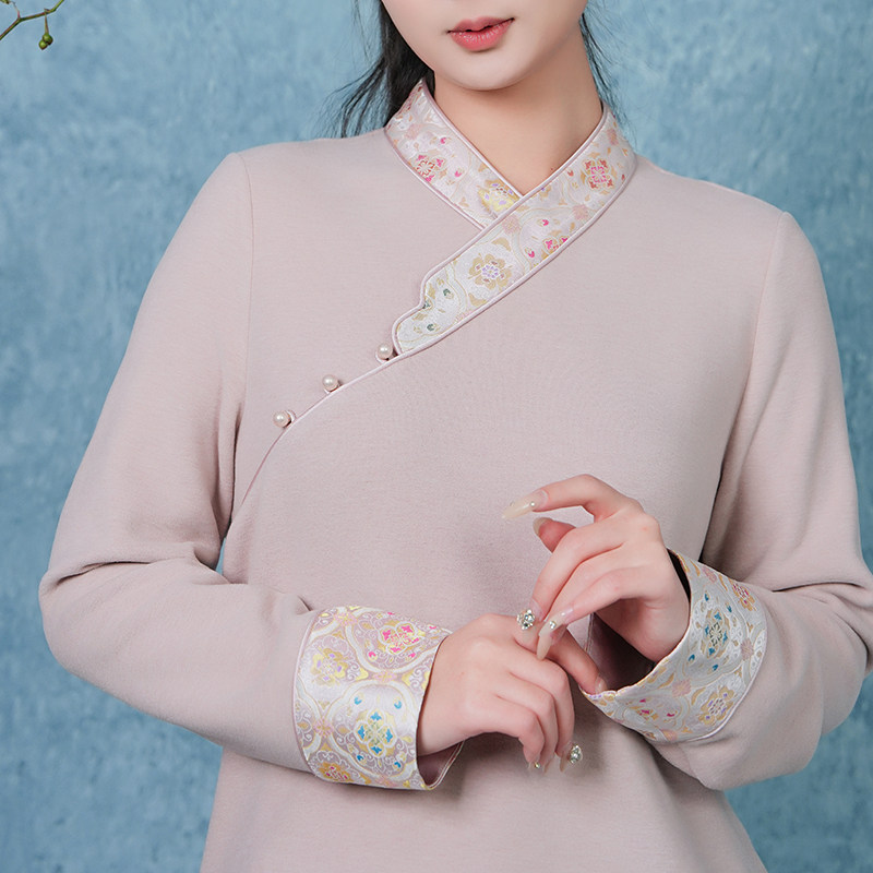 依山锦新中式国风上衣宋锦打底长袖内搭立领衬衫里衣古装女冬季,女装/女士精品,汉服上装,淘宝优惠券,粉丝福利购,淘宝优惠卷