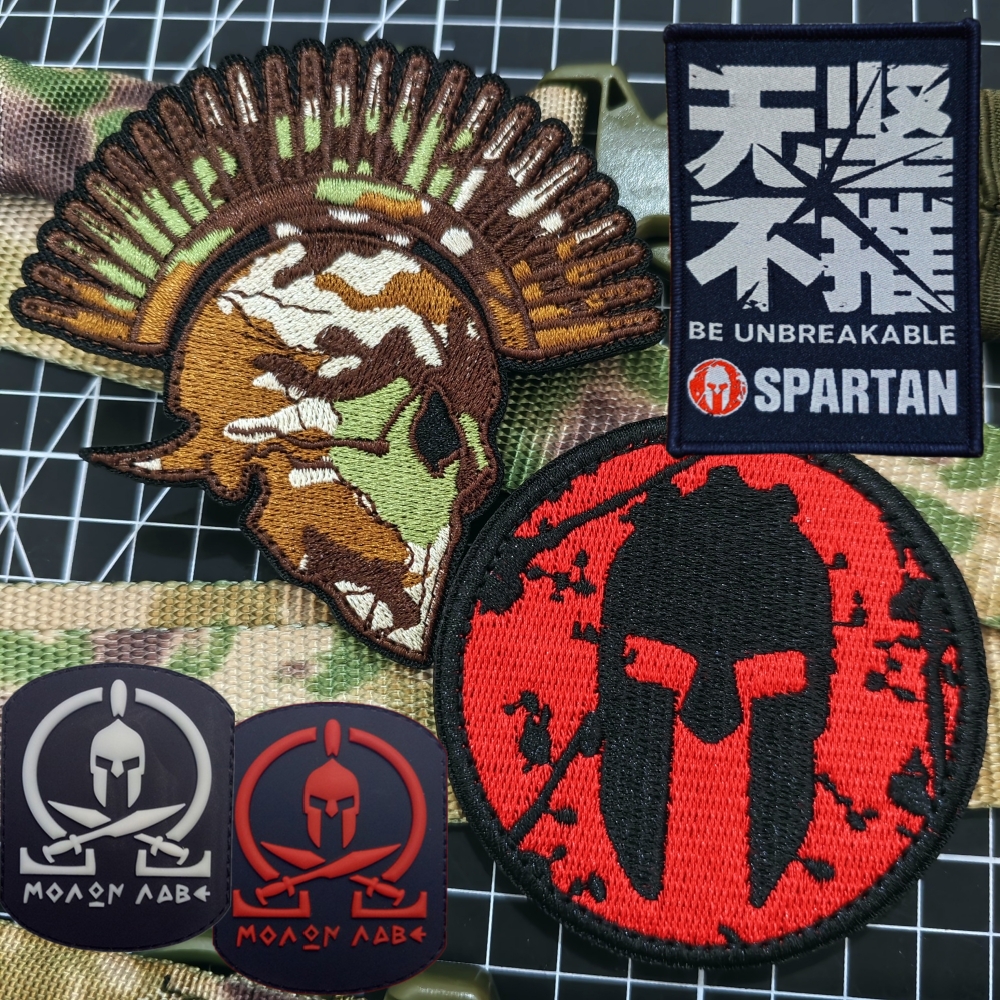 无坚不摧臂章斯巴达甲胄魔术贴