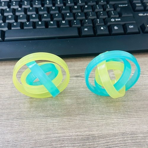 抖音同款萝卜环陀螺万向指尖陀螺休闲解压重力萝卜环手玩把件玩具