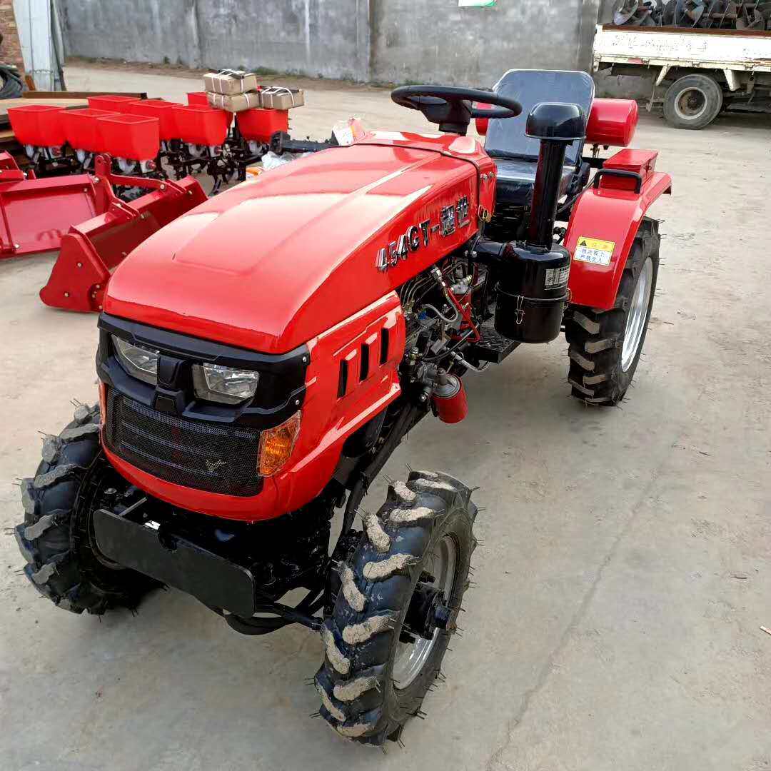 农用204/304/354四轮拖拉机果园低矮大棚王四驱柴油多功能耕地机