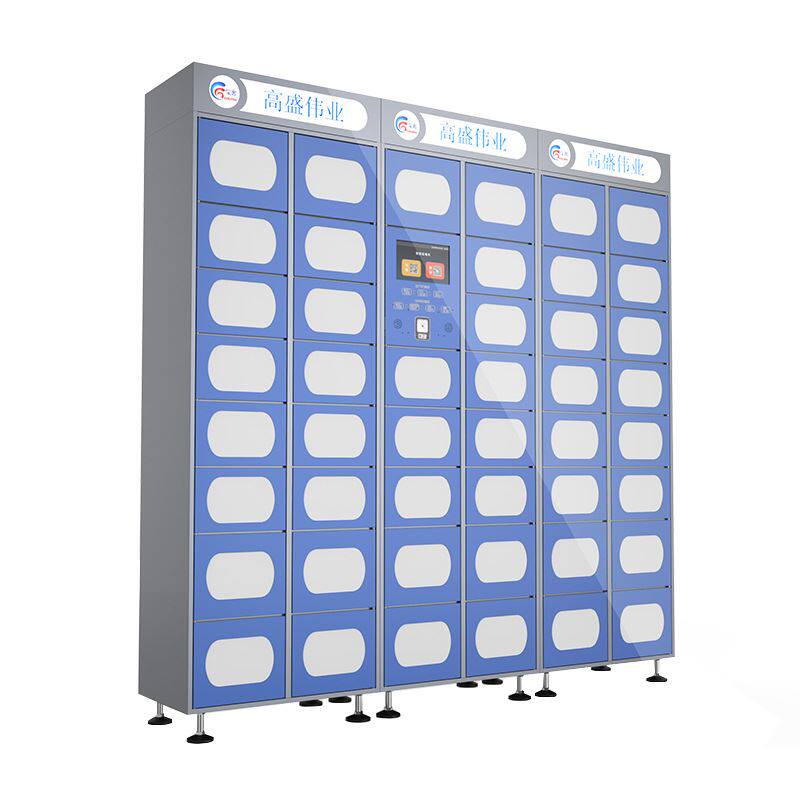 俊客智能自助无人取餐柜外卖柜格子柜扫码取餐加热保温小区学校