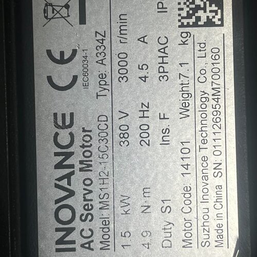 INOVANCE汇川伺服电机 MS1H2-15C30CD-A