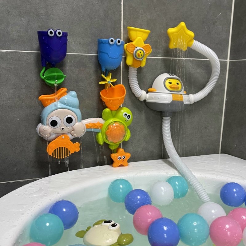 宝宝洗澡玩具太空鸭花洒电动婴儿戏水男孩女孩小鸭子儿童小孩玩具,玩具/童车/益智/积木/模型,戏水/玩沙玩具,淘宝优惠券,粉丝福利购,淘宝优惠卷