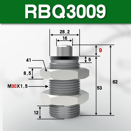 新款短型液压缓冲器RBQ/