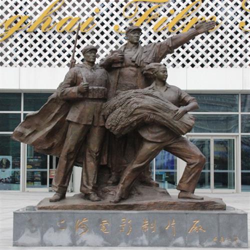 青铜现代人物雕塑铸铜锻铜郭永怀雕像名人铜站像玻璃钢仿铜人定做