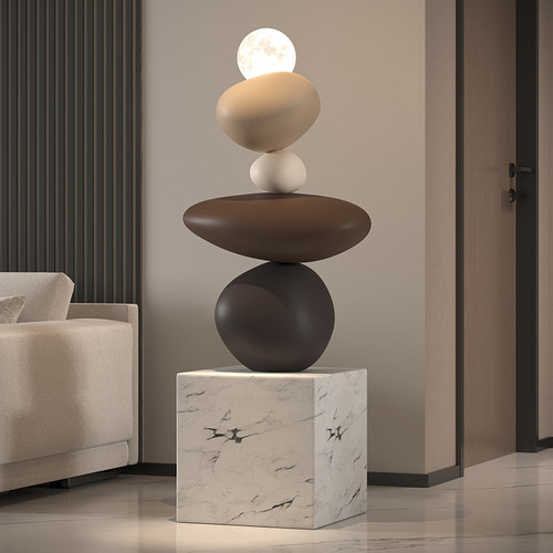 速发时件运转客厅大型落地灯摆来电视柜沙发旁家居高饰装级感乔迁