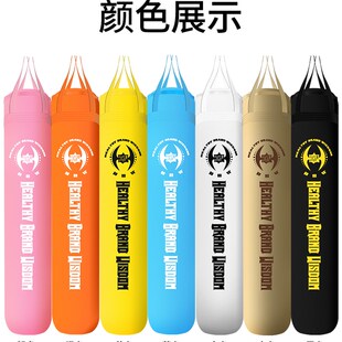 速发现货直筒沙袋重拳沙袋锥吊保袋型式悬挂耐用超纤皮环沙无异味