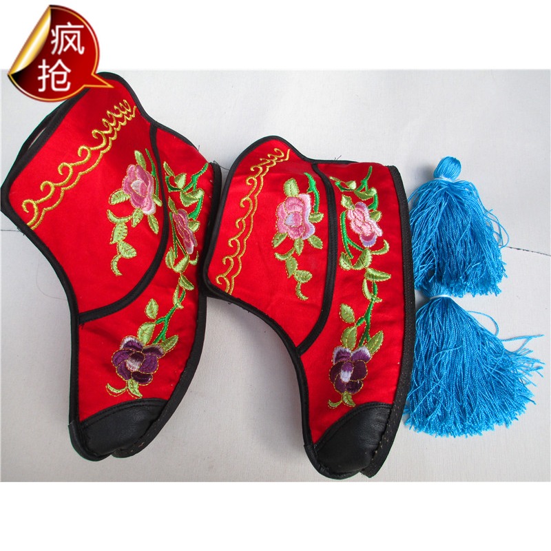 速发京剧服装//戏曲服装//越剧绣装//戏剧服装//武旦鞋//服花快靴