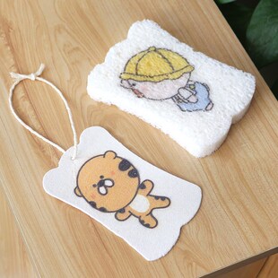 速发擦缩木浆洗水压海绵擦柔软吸碗魔力擦百洁布厨房刷锅刷碗盘子