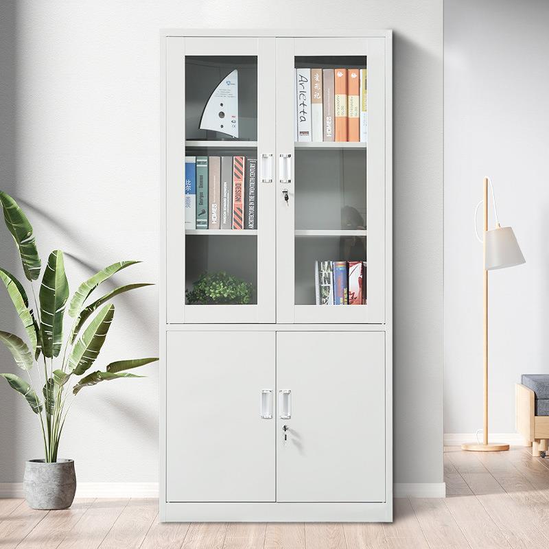 定制文件柜财务办公资料档案存放柜办公室铁皮柜子带锁落地储物柜