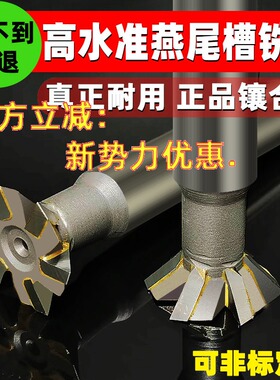 镶合金直柄燕尾槽铣刀12 16 20 25 3050焊接钨钢45/55/60度燕尾刀