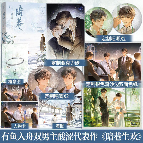 暗巷 番茄人气作家有鱼入舟著 原名《暗巷生欢》BE酸涩作品现代篇HE近现代架空救赎高能反转青春言情小说书籍