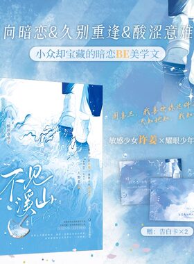 不见溪山 八野真 青春文学双向暗恋酸涩久别重逢BE意难平言情小说 敏感少女许姜×耀眼少年周溪山 青春言情畅销实体书小说书籍