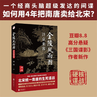 金陵风雨图:汴京来客 经商头脑发达的间谍如何用4年把南唐卖给北宋 历史谍战悬疑推理小说畅销书籍貔貅刑蚍蜉杀 正版书籍