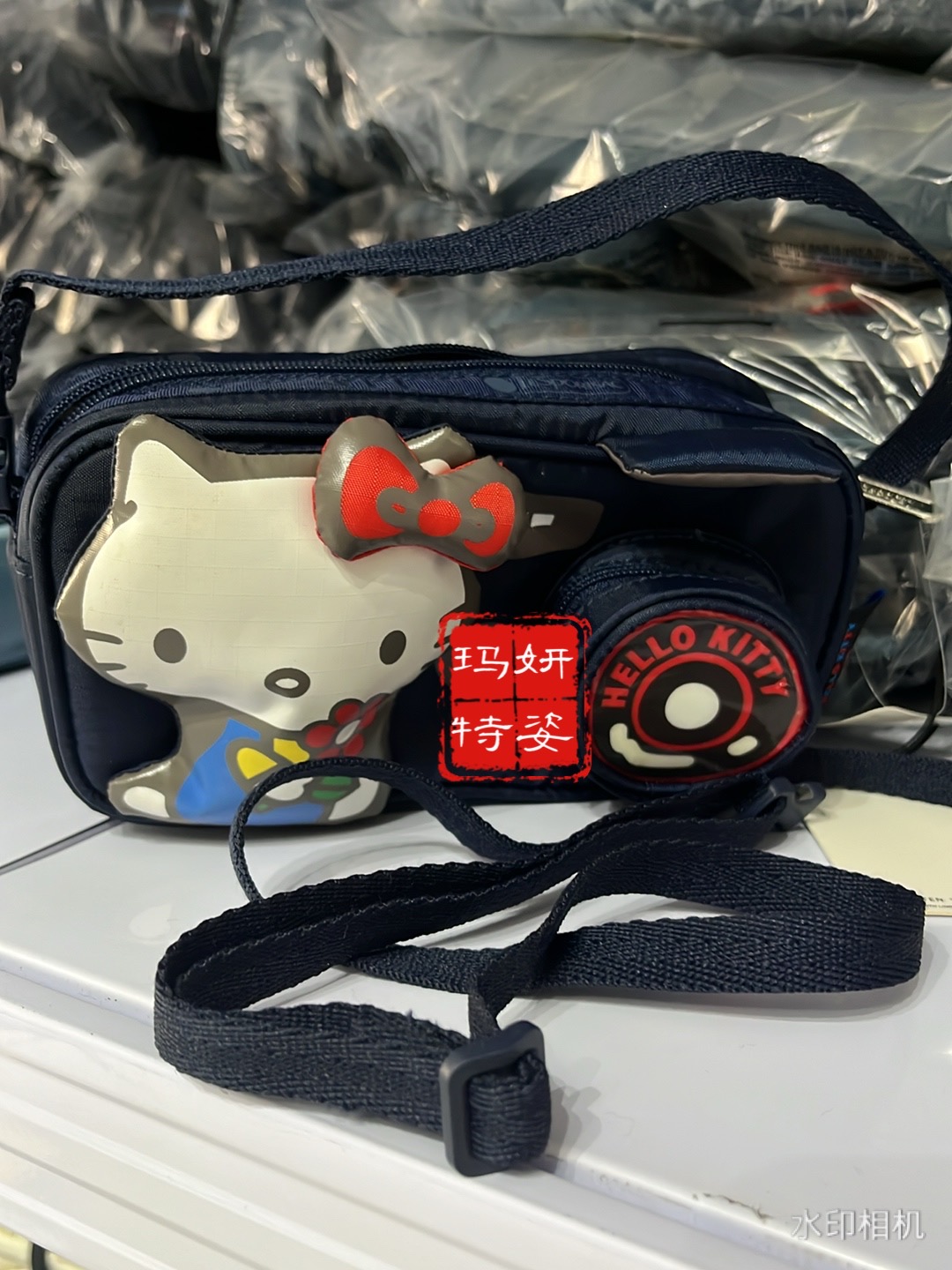 Kt立体相机包YzMart 2025新款时尚百搭单肩斜挎包女包蓝色