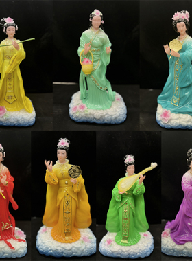 常乐七仙女小七仙姑神像大姐摆件
