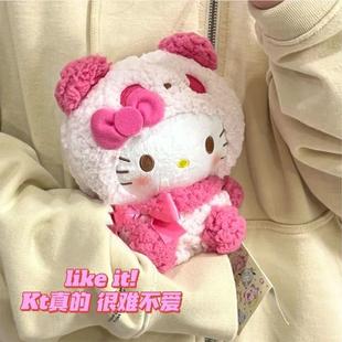 hellokitty挂件三丽鸥可爱书包钥匙扣包包毛绒玩偶挂件情侣小饰品