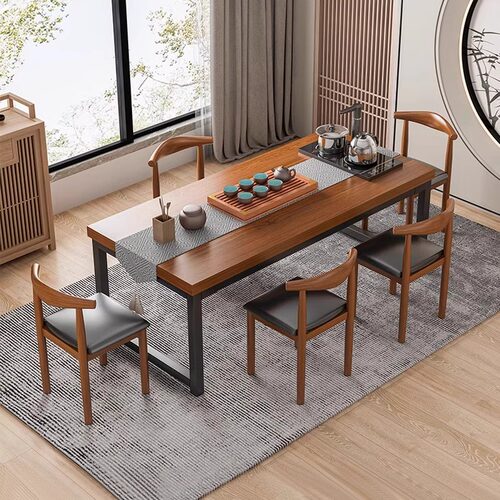 实木茶桌泡茶台桌椅组合