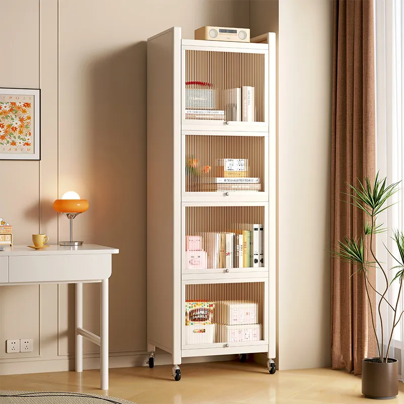 钢制书架置物架落地窄儿童书柜
