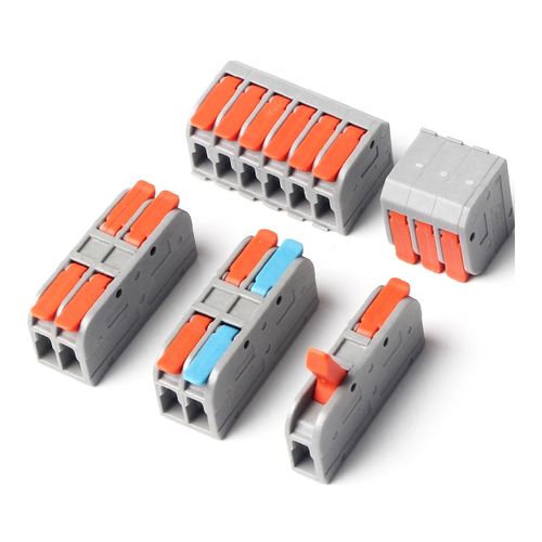 4平方硬线直插快速接线端子多进多出对接神器电线接头无痛开柄