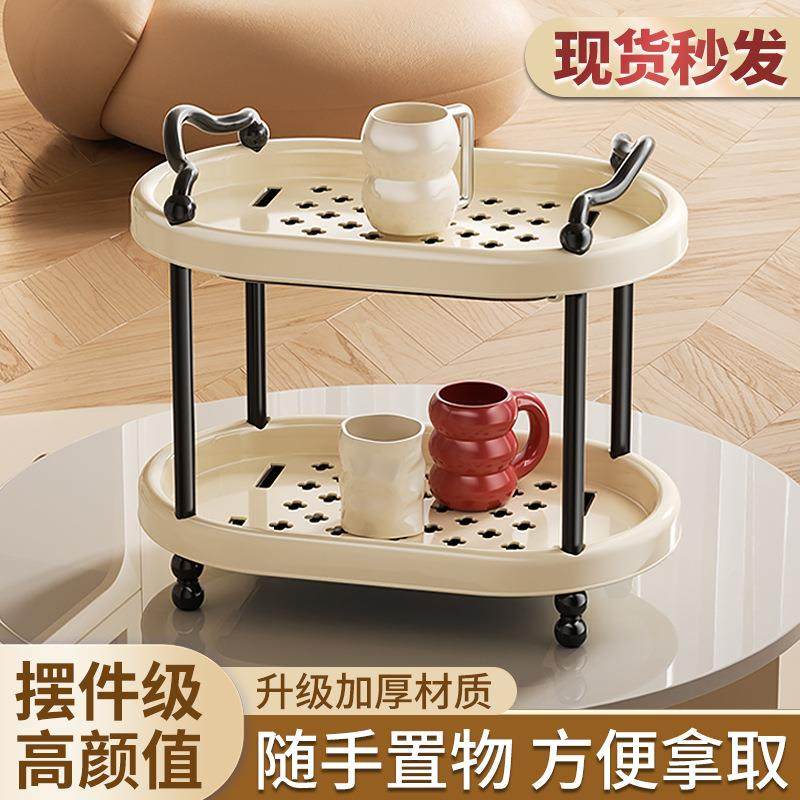 创意杯子收纳置物架家用双层沥水托盘高颜值桌面咖啡茶杯水杯杯架,餐饮具,酒架,淘宝优惠券,粉丝福利购,淘宝优惠卷