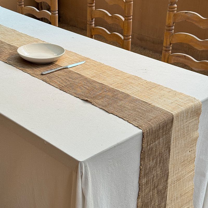 oakliving手工编织麻草编织桌旗餐垫餐盘垫装饰布艺餐垫桌旗茶垫,居家布艺,桌旗,淘宝优惠券,粉丝福利购,淘宝优惠卷